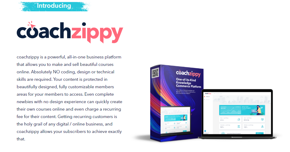 CoachZippy Software & OTO by Madhav Dutta