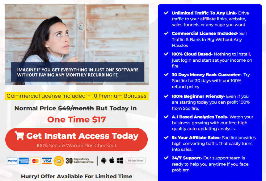 SOCIFIRE APP OTO & Review By Rudy Rudra - Socifire App Get Unlimited Traffic From 3 Biggest Social Media Platforms Instagram, Twitter And Youtube 3 Socifire App OTO & Review By Rudy Rudra