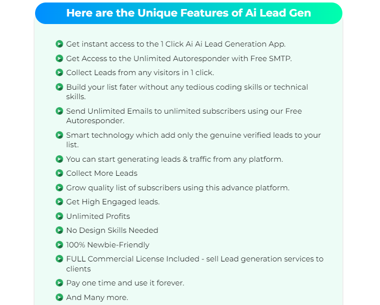 Ai Lead Gen Review and OTO