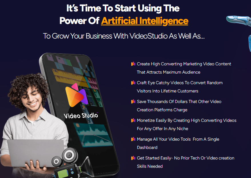 VIDEOSTUDIO App Review & OTO Technology 5-In-1 Video Tools That Lets You Live Stream Videos, Record Videos, Edit Videos, Host Videos, Create Thumbnails With 10M Stock Library 3 VideoStudio App Review & OTO Technology